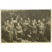 Photo of the Red Army Field Orchestra , August 1944