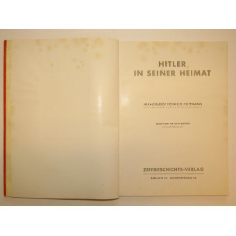 Hitler in Seiner Heimat van H.Hoffmann. Espenlaub militaria