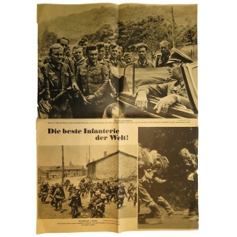 Poster Die beste Infanterie der Welt, Wir gehen gegen Engelland. Espenlaub militaria