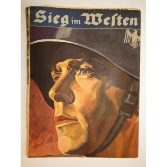 Пропагандистская брошюра в формате журнала- Победа на западе. Espenlaub militaria