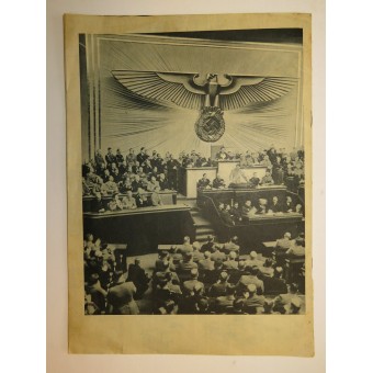 Abstimmungsbroschüre von 1938 über den Anschluss Österreichs an das 3. Reich. Espenlaub militaria