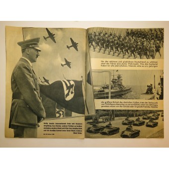 La votación folleto a partir de 1938 sobre la reunificación (Anschluss) de Austria con el 3er Reich. Espenlaub militaria