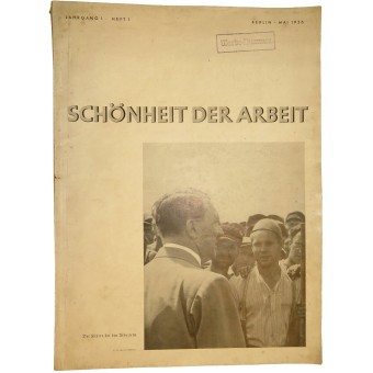 Zeitschrift Schönheit der Arbeit Berlin-Mai 1936 Jahrgang 1-Heft 1. Espenlaub militaria
