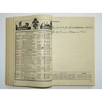 Der Frankenburger 1943 Kalender. Calendrier 1943.. Espenlaub militaria