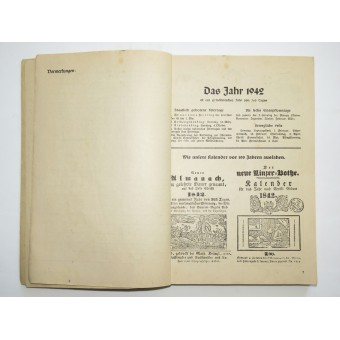 Der Frankenburger 1943 Kalender. Kalendarium, 1943.. Espenlaub militaria