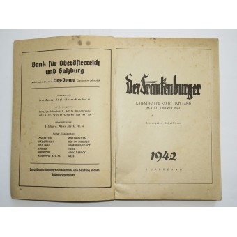 Kalender för Frankenburger 1943. Kalender, 1943.. Espenlaub militaria