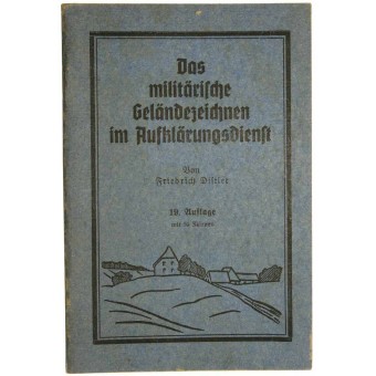 Deutscher 2. Weltkrieg. Die militärische Geländezeichnung im Aufklärungsdienst. Espenlaub militaria