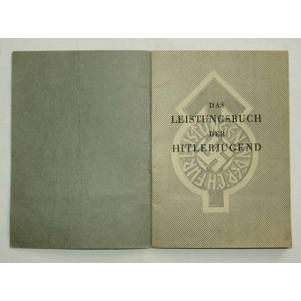 Leistungsbuch der Hitler-Jugend. livre Unfilled réalisations membres HJ. Espenlaub militaria