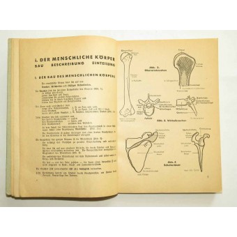 Instruction officielle du livre sur les premiers soins. Espenlaub militaria