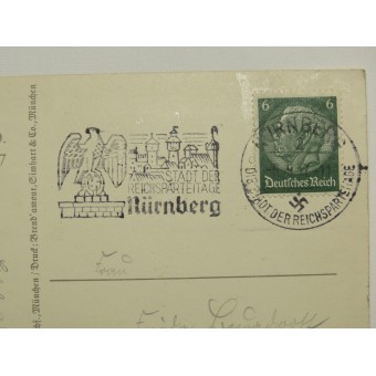 Reichsparteitag Nürnberg 1937 la première carte postale de jour. Espenlaub militaria