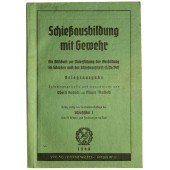 Rifle manual for shooting from German rifle k98