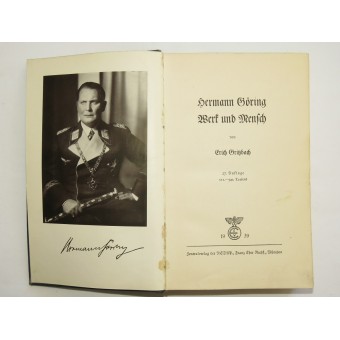 Il libro su Hermann Göring, The Man - Impianto. Espenlaub militaria