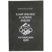 El libro sobre los Juegos Olímpicos de Invierno celebrados en Alemania en 1936.