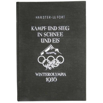 Kirja Saksan talviolympuiс -peleistä vuonna 1936.. Espenlaub militaria