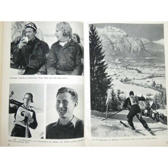 El libro sobre los juegos de invierno Olympiс en Alemania en 1936.. Espenlaub militaria