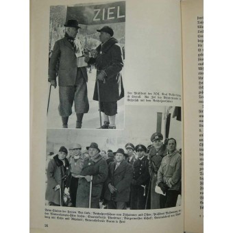 Le livre sur les Jeux dhiver Olympiс en Allemagne en 1936.. Espenlaub militaria
