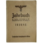 1939 NSDStB ( Ostmark) Almanach for technical students in 3rd Reich