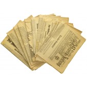 10 kranten en folders uit de periode van de Oostenrijkse annexatie.