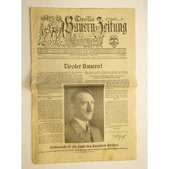10 newspapers and leaflets of the period of Austria annexation.. Espenlaub militaria
