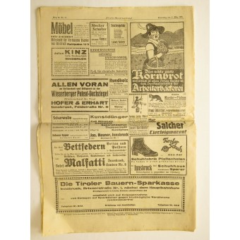 10 newspapers and leaflets of the period of Austria annexation.. Espenlaub militaria