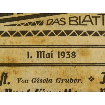 Giornale austriaco con lelezione pubblicità di Anschluss. Espenlaub militaria