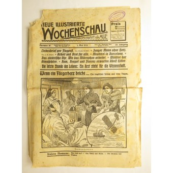 Diario austriaco con el anuncio elección del Anschluss. Espenlaub militaria