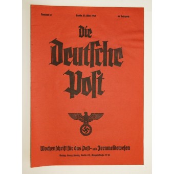 Die Deutsche Post La notizia postale Reich. Espenlaub militaria