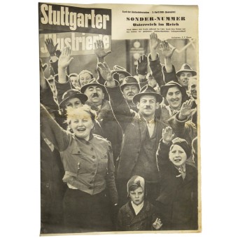 Magazine Stuttgarter Illustierte, Oostenrijk Word een deel van III Reich. Espenlaub militaria