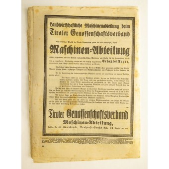 Journaux Tiroler Bauern-Zeitung, 3 pièces.. Espenlaub militaria