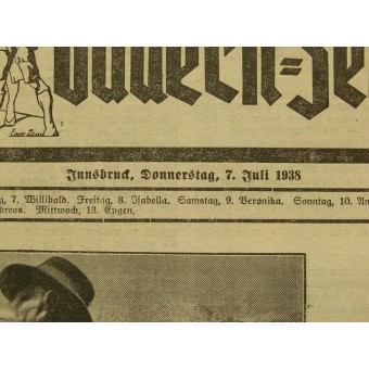 Газеты Tiroler Bauern-Zeitung. Espenlaub militaria