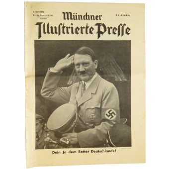 Ihr JA zum Retter Deutschlands. Anschluss. Münchner Illustrierte. Espenlaub militaria