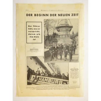 Ditt JA till Tysklands räddare. Anschluss. Münchner Illustrierte. Espenlaub militaria