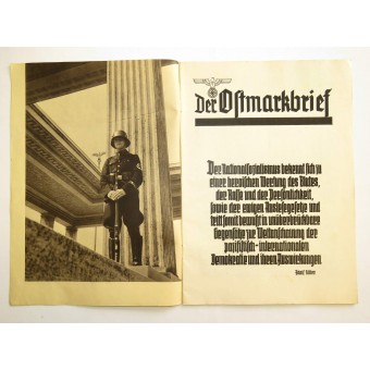 3 Emission de 1938 le magazine de propagande Der Ostmarkbrief. Espenlaub militaria