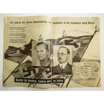 Le magazine de propagande Der Ostmarkbrief pour Ostmark Août 1938, 2. Folge. Espenlaub militaria