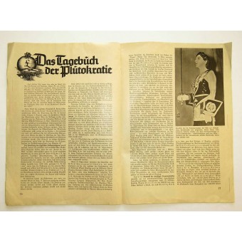 Der Schulungsbrief. Officieel NSDAP-magazine. Espenlaub militaria