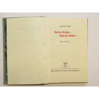 Il libro su Waffen SS. Hans Johst Ruf des Reiches Echo des Volkes. Espenlaub militaria