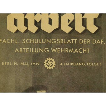 Wehr-arbeit, May 1939. Folge 5. Espenlaub militaria