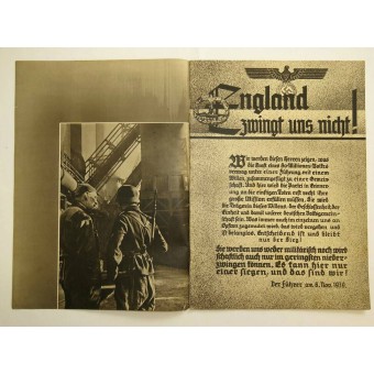 Revista Der Ostmarkbrief Vamos contra Inglaterra. Espenlaub militaria