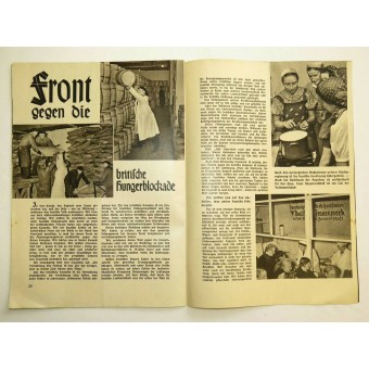 Tredje rikets propagandamagasin för österrikare Der Ostmarkbrief. Espenlaub militaria