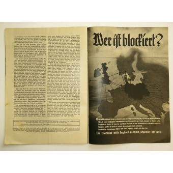 Tredje rikets propagandamagasin för österrikare Der Ostmarkbrief. Espenlaub militaria