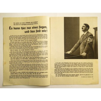 Revista de propaganda del Reich para la tercera austriacos Der Ostmarkbrief. Espenlaub militaria
