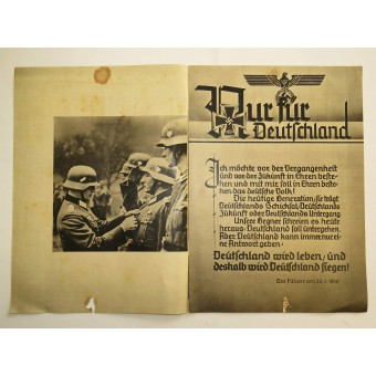 Журнал -нацистская пропаганда Der Ostmarkbrief. Espenlaub militaria