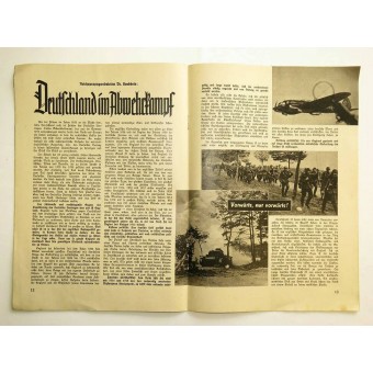 Le magazine de propagande illustré Der Ostmarkbrief. 15 question. Espenlaub militaria