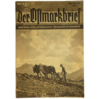 Der Ostmarkbrief April 1939 Propagandamagazin. Espenlaub militaria