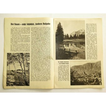 Revista Der Ostmarkbrief Abril 1939 de la propaganda. Espenlaub militaria