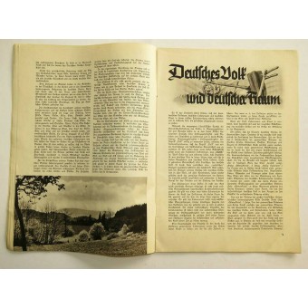 Der Ostmarkbrief Avril 1939 le magazine Propagande. Espenlaub militaria