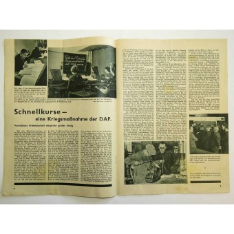 DAF and KdF Magazine Arbeitertum December 1939, Folge. 17. Espenlaub militaria