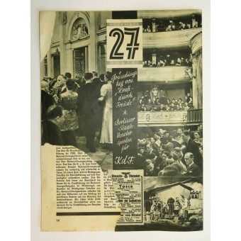 DAF /Kraft d Freude magazine Arbeitertum December 1939, Folge. 18. Espenlaub militaria