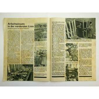 DAF / Kraft d Freude le magazine Arbeitertum Décembre 1939, Folge. 18. Espenlaub militaria