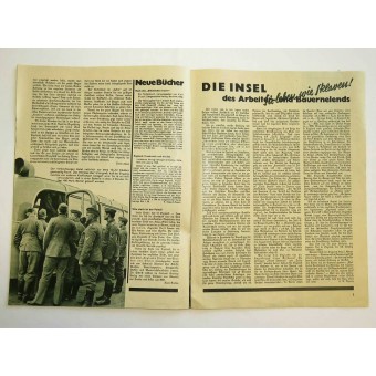 La organización DAF y Kraft durch Freude revista Arbeitertum. Espenlaub militaria